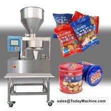 Automatic Volumetric Cup Corn Puffed Food Snack Vertical Filling Machine