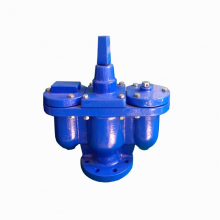 QB2-10 DN50-200 Flange Ductile Iron Water Pipe Automatic Double Port Exhaust Valve Cast Iron Valve thumbnail-1