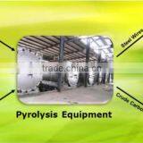 2016 Used Tyre/ Rubber Pyrolysis Machine With Cooling System and Safety Device