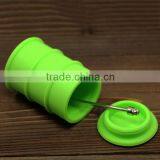 Customized Silicone Non-stick Container 26ml Concentrate Oil Silicone Wax Barrel Drum Silicone Weed Jar thumbnail-5