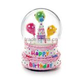 2014 Happy Birthday Musical Water Globe Wholesale