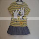 Baby Girl Tshirt Dress,summer Kids Clothing Dress,Custom Children Girl T Shirt Dress thumbnail-1