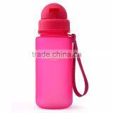400ml Kids Bpa Free Plastic Water Bottle With Straw thumbnail-5