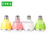 Hot Sale! Wireless Bluetooth LED Bulb With Speaker RGB Smart Phone Controllable E27/ B22 for Smart Home thumbnail-3
