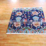 Flower Pattern Woollen Carpet thumbnail-2