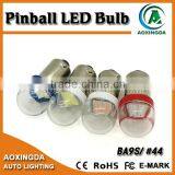 Extreme Bright 6.3 Volt 2 SMD 5630 Purple Cyan LED Pinball Bulb Clear Cover