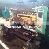 Glue Paper PVC Fabric Roll Slitting Machine thumbnail-2