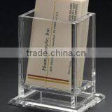 Clear Acrylic Table Desktop Business Card Holder Pocket Business Card Holder thumbnail-1