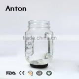500ml Drinking Glass Mason Jar With Handle thumbnail-3