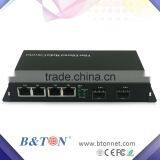 6-port Gigabit SFP Fiber Optical Switch