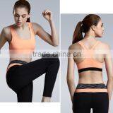 Top Quality Fashionable Active Wear Custom Wholesale Sport Bra Elastic Band Vest Type Sports Running Bra Women Quality Choice thumbnail-4