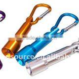 Aluminum 1 Led Keychain Flashlight With Carabiner