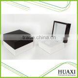 Special Design Black and White Wooden Pocket Watch Box