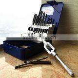 15 Pieces New Fashion Tap and Drill Handing Tools Set Mechanical Engineering Tool Kit thumbnail-5