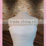 Tea Length Polyester Organza Princess Prom Dress thumbnail-4