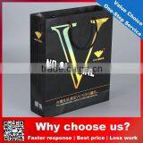 High Quality Cheap Decorative Black Gift Paper Bag Manufacturer
