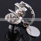 Newest Fashion Promotional Custom Cute Toilet Pendant Custom Key Chain Rings Bulk Cheap Promotional Items for Kids thumbnail-1