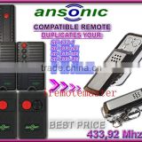 New Compatible with Ansonic SF 433-1,SF 433-2E,SF 433-3E.SF 433-4E,SF 433-1Mini/M,SF 433-2Mini/M Compatible Remote