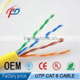 Wholesale 1000ft 4pairs Twisted 23awg UTP/FTP/SFTP/SSTP Cat 6 Lan Cable