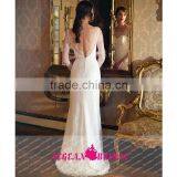 GS7 Elegant Long Sleeve Lace Open Back Lace Wedding Dresses Floor Length Sweetheart Robe de Mariee Princesse thumbnail-2
