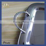 Charming Vintage Style Hotel Food Safety Rectangle Baking Tray Tea Tray Steel Plate With Gold Handle thumbnail-3