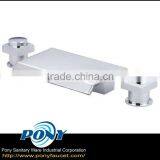 High Quality Taiwan Made 3 Piece Bathroom Bathtube Classical Faucet thumbnail-1