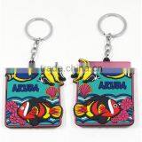Promotional Gift Cartoon Cute Customized Shaped Keychain 3d PVC Key Ring thumbnail-3
