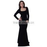 2015 Newest Arrival Long Sleeve Velvet Dress Fashion Lady 3xl Plus Size Dress thumbnail-2