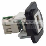 D Type Keystone USB2.0 Female Connector and Short Body Length thumbnail-2