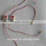 Plastic Double Sides Embossed Logo String Seal Tag thumbnail-4