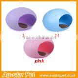 New Style Top Quality Egg-shaped Durable Eco-friendly Plastic Pet Dog Bed / Pet House With Cushion Inside thumbnail-1