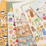 Colorful custom stickers,bubble home sticker,print wall/kitchen stickers,cartoon animals stickers for kids