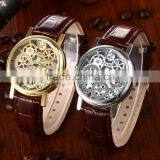 Promotional Geniune Leather Band Steel Quartz Watches for Business Men thumbnail-2