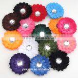 New arrival High Quality factory direct sale gerber daisy flowers hair clips wholesales