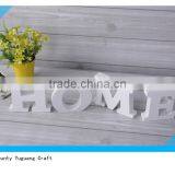 White MDF Letter HOME Decorative Wood Letter thumbnail-2