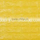 Yellow 3D Foam Wallpaper