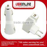 Premium USB Vehicle Car+Wall Travel AC Power Charger For Amazon Kindle 4 4th thumbnail-1