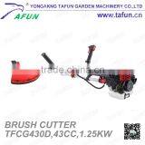 43cc 1.25kw Two Stroke Single Cylinder Grass Cutter (TFCG430D) thumbnail-1