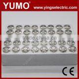 LA16JSF-11E 16mm Momentary/alternate Stanless Steel Blue 3A/250VAC 5 Pin Metal Button Push Button Switch thumbnail-1