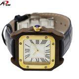 Customized Men Brand Your Own Watches Wood Watch With Stainless Steel thumbnail-4