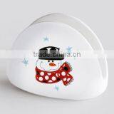 2017 Promotional Porcelain Cheap Napkin Holder With Decal Printing thumbnail-3