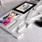 2015 Refined Wood Three Picture Frame/ Wooden Three Photo Frame thumbnail-4