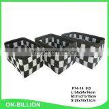 Wholesale Woven Decorative Fancy Colored Felt Storage Boxes thumbnail-2