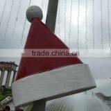 Outdoor FRP Christmas Hat Decoartion thumbnail-1