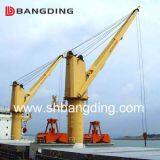 CCS Certificate Ship Deck Crane Telescopic Boom Crane thumbnail-1