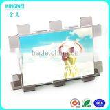 KM-VP11 Factory Wholesale Custom Shape Acrylic Photo Frame New Mosaic L Shape Tawny Frame thumbnail-1