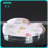 2015 Custom Wholesale Romantic Acrylic Heart Shaped Magnetic Photo Frame thumbnail-2
