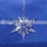 Acrylic Different Style Clear Snowflake for Christmas Snowflake thumbnail-2