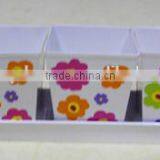 Metal Flower Planter With Tray thumbnail-3