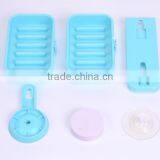 Vacuum Suction Cup Bathroom and Kitchen Plastic Double Layer Shelf/soap Holder thumbnail-3